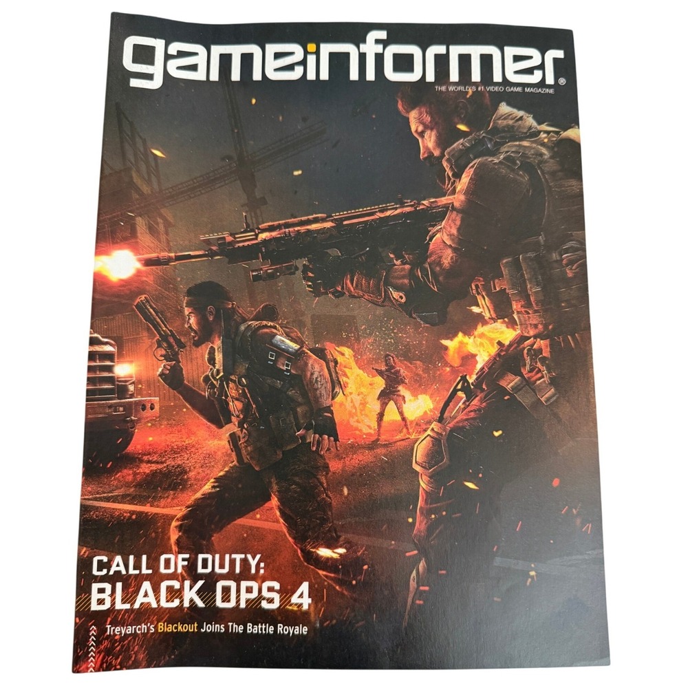 Game Informer Issue 306 Call of Duty Black Ops 4 Treyarch Blackout Magazine
